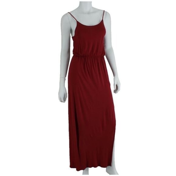 H&M Divided Burgundy Maxi Dress - Picture 1 of 3